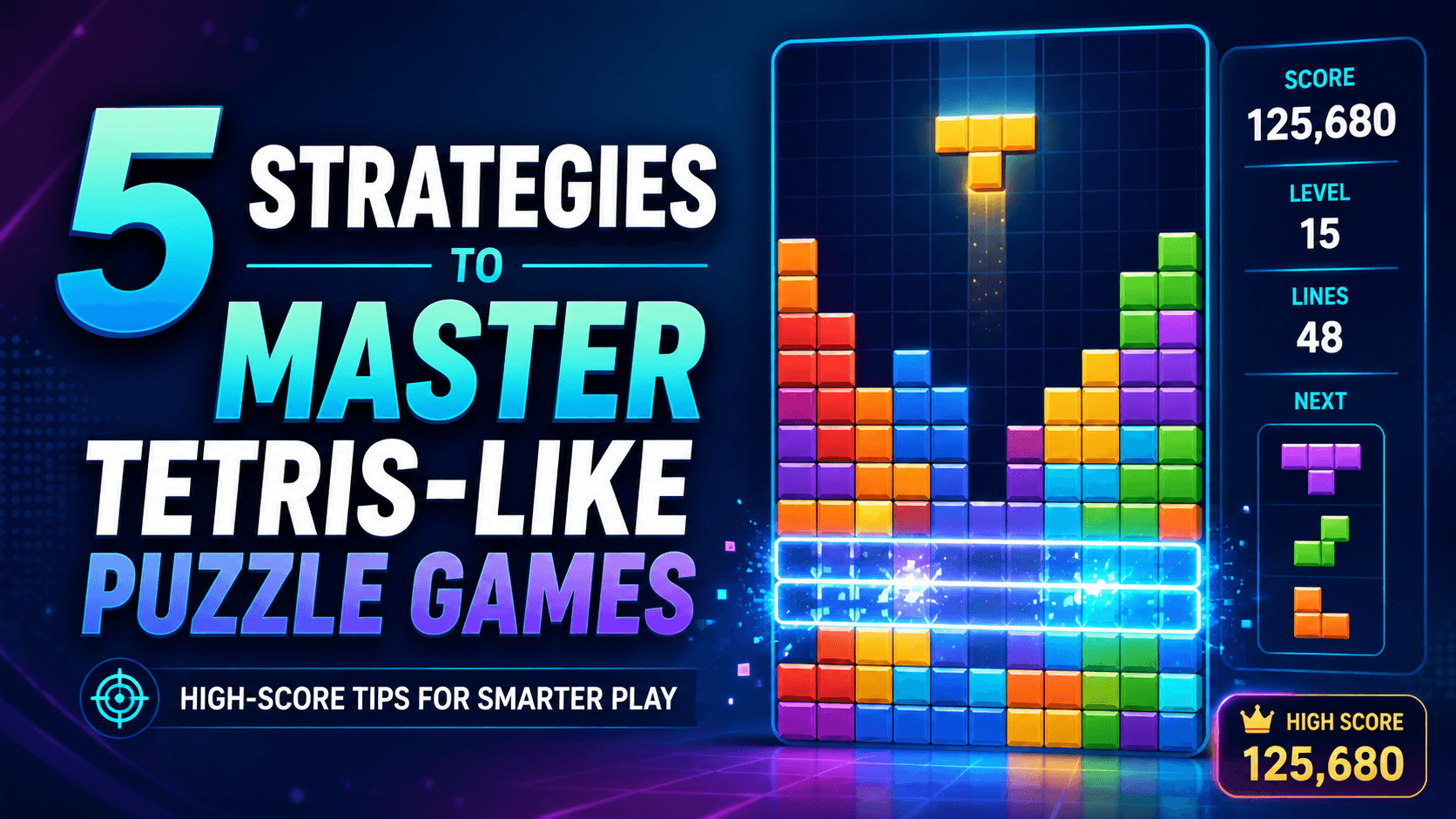 5 Strategies to Master Tetris Like Puzzle Games for High Scores