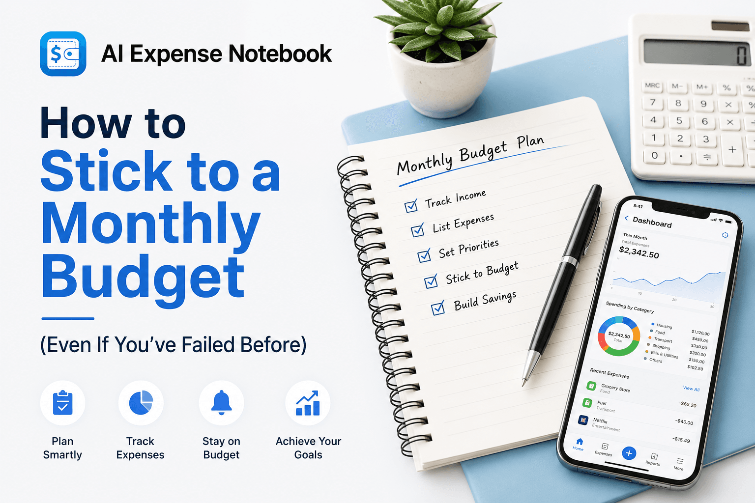 How to Stick to a Monthly Budget (Even If You've Failed Before)