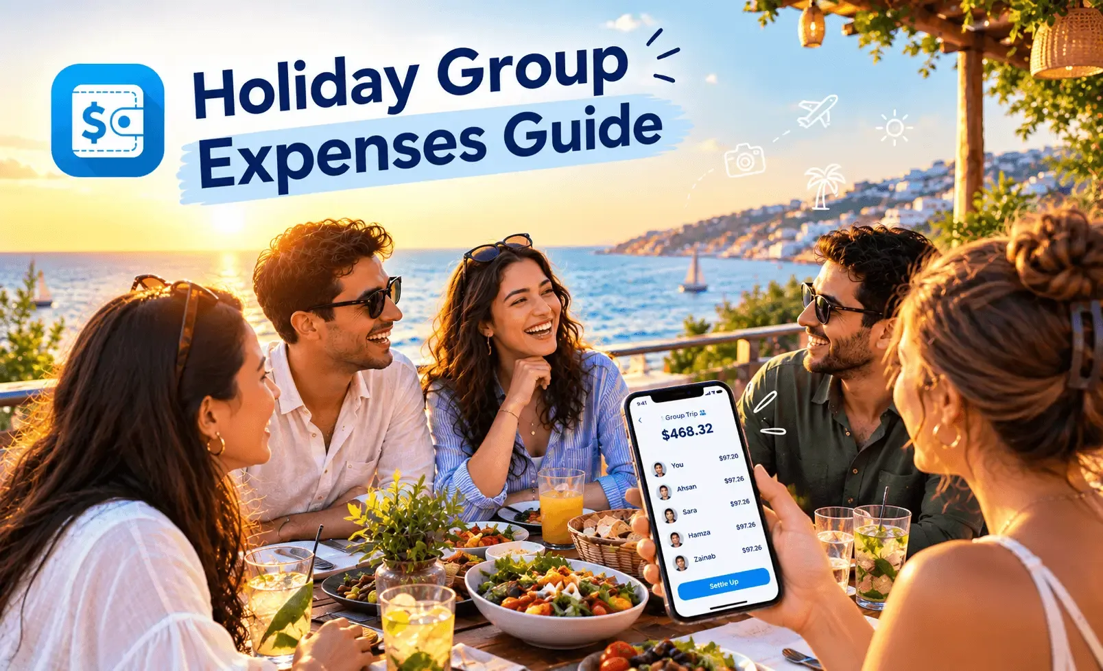 Track holiday expenses
