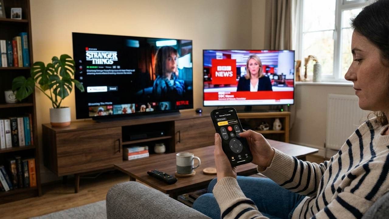 How to Control Two TVs of the Same Brand With One Remote App