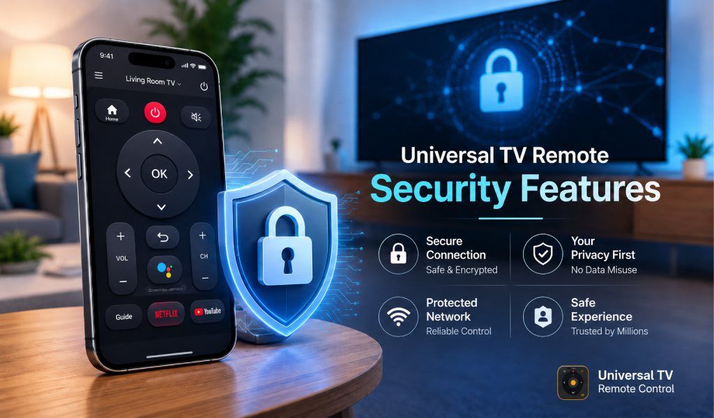 Universal TV Remote Control Security Features