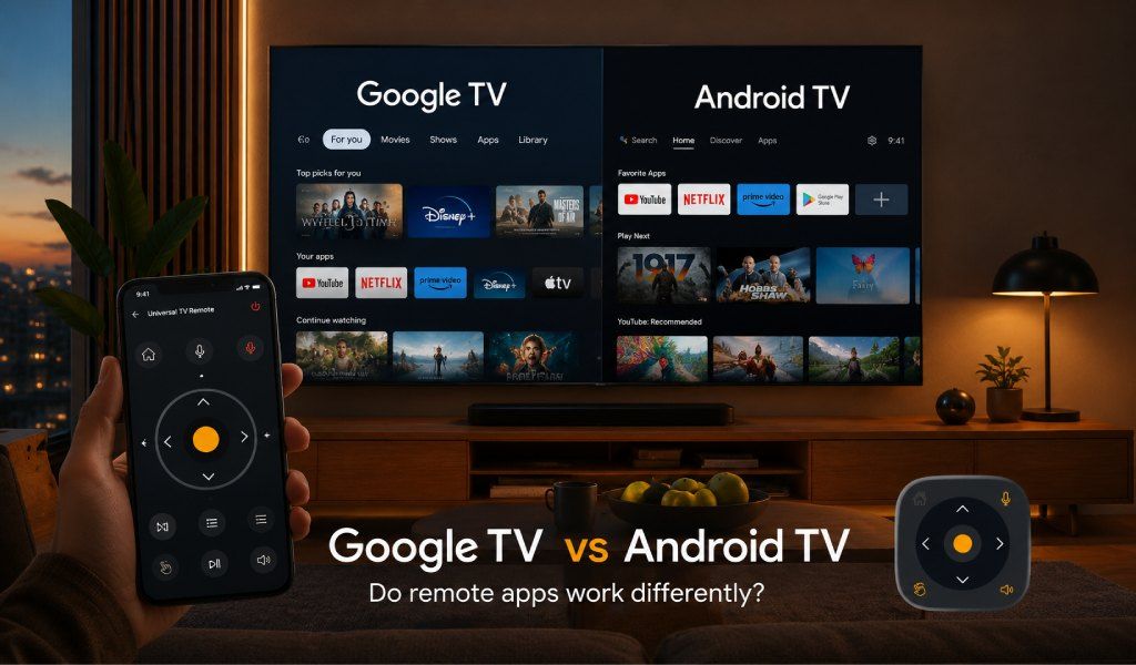 Google TV vs Android TV Remote Apps