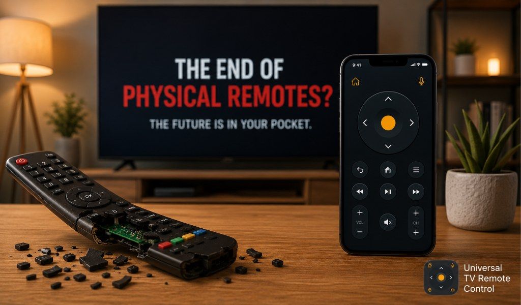 Physical Remote vs TV Remote Mobile App