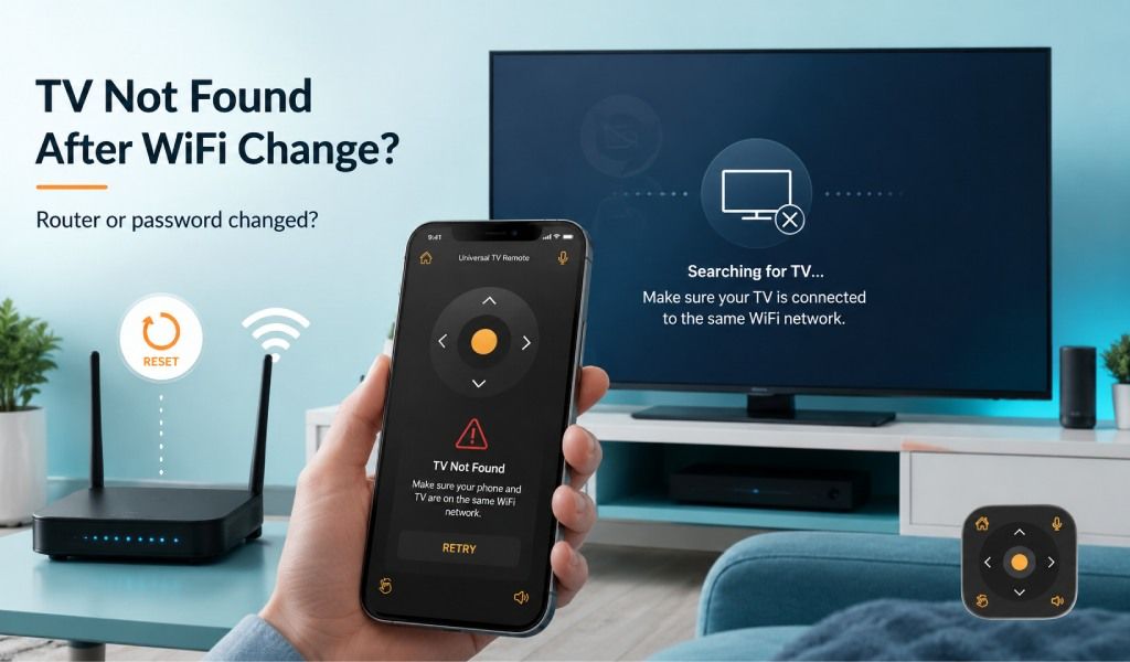 TV Remote App and Wifi Password