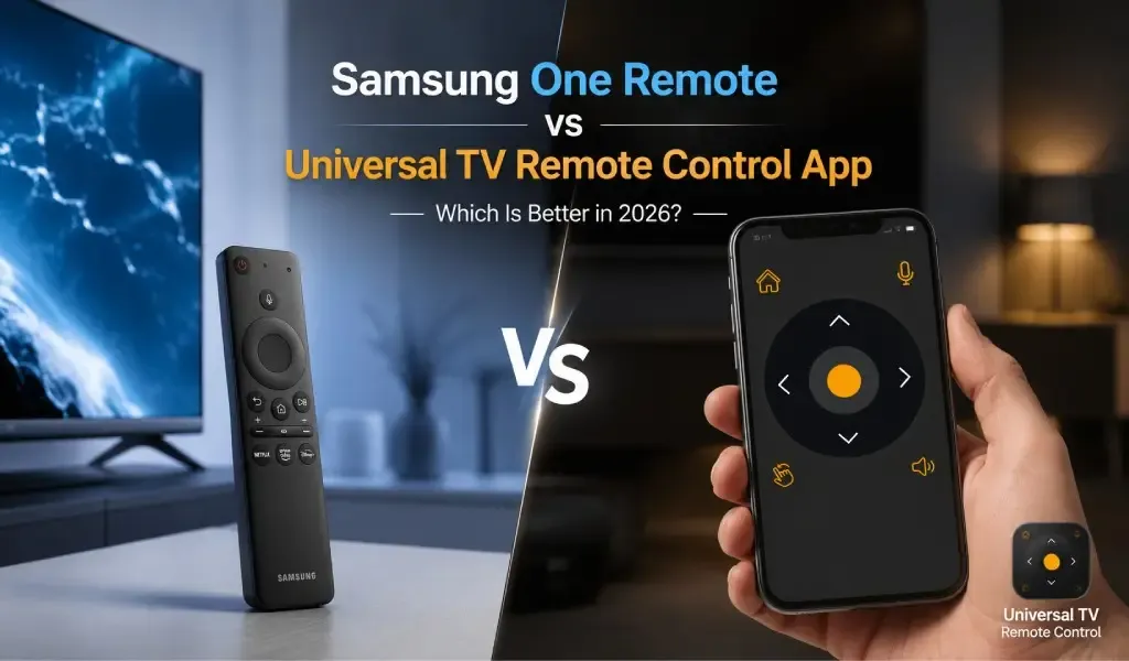 Samsung One vs Universal TV Remote Control