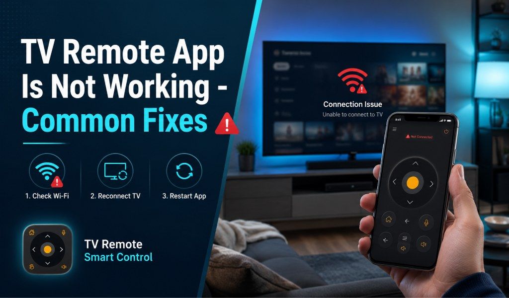 Fixes to TV Remote App not Working