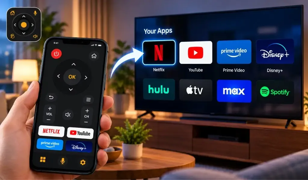 Apps Launching TV Remote App