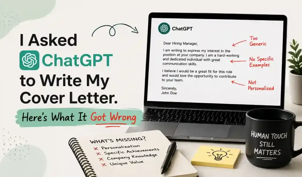 chat gpt cover letter