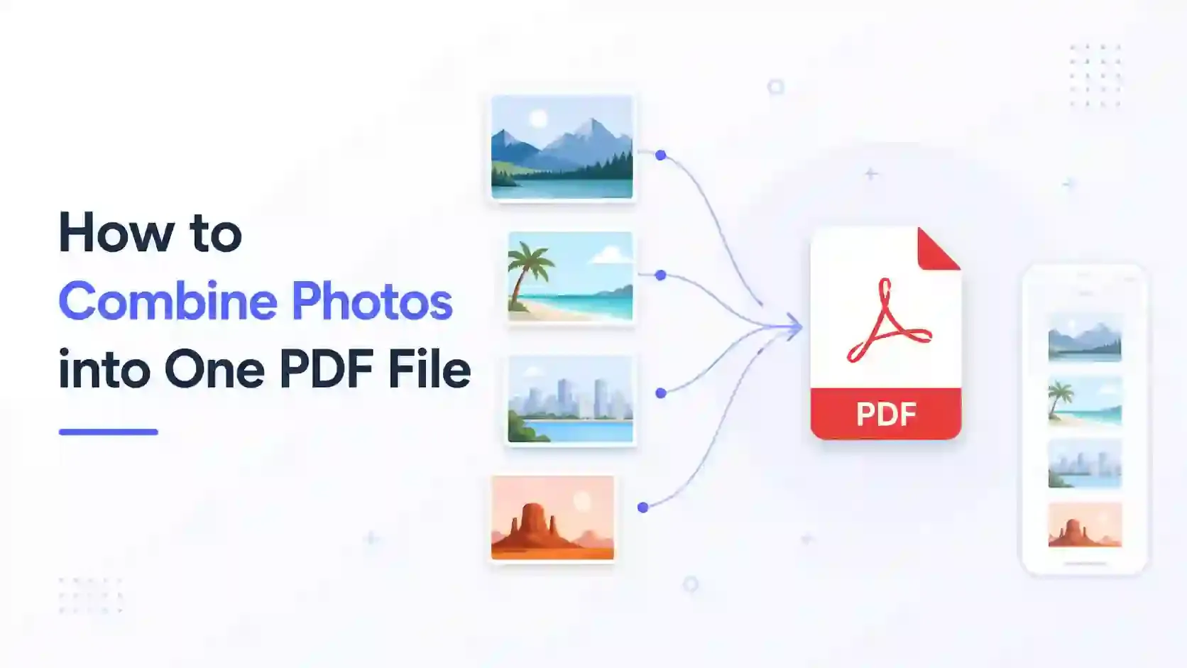 combine photos into one pdf