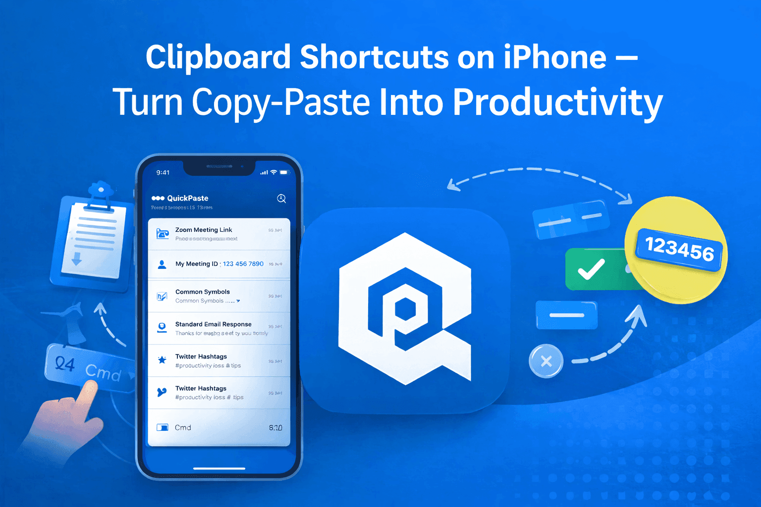 Clipboard Shortcuts on iPhone — Turn Copy-Paste Into Productivity
