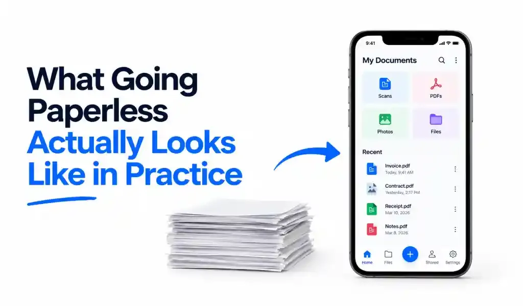 going paperless