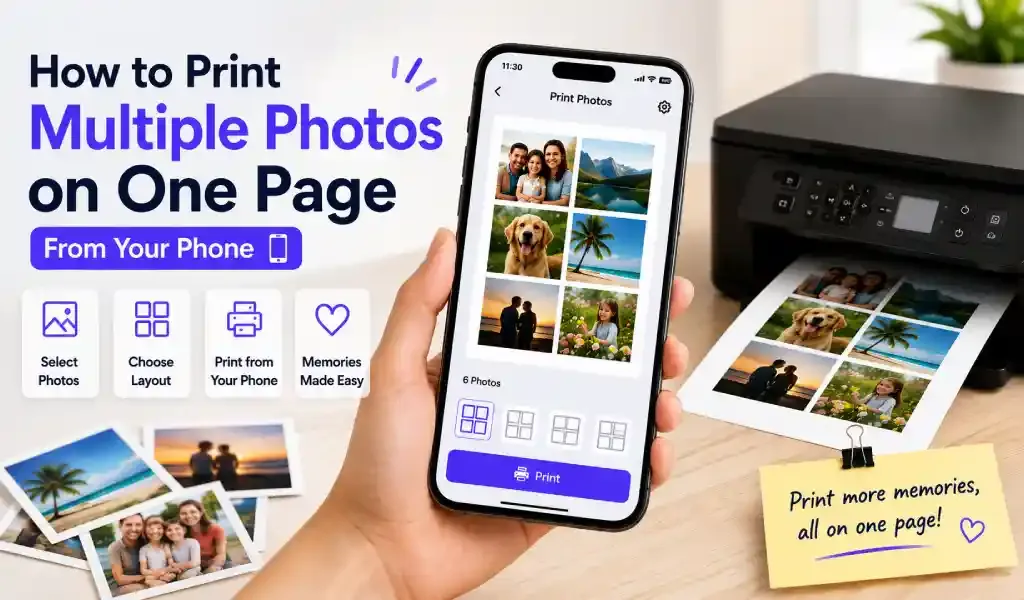 how to print multiple photos from your phone