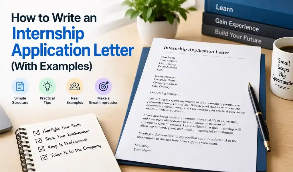 how to write an internship letter