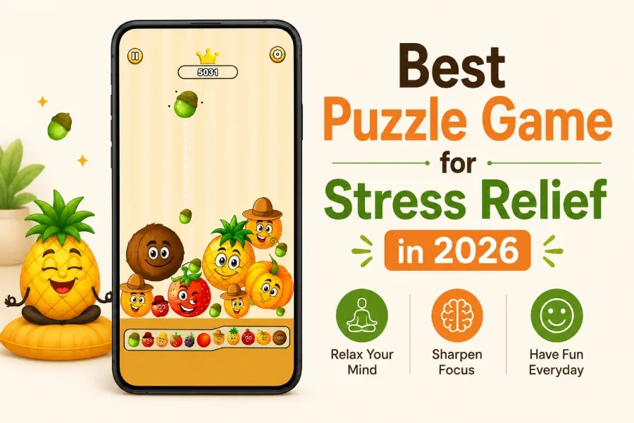 puzzle game for stress relief