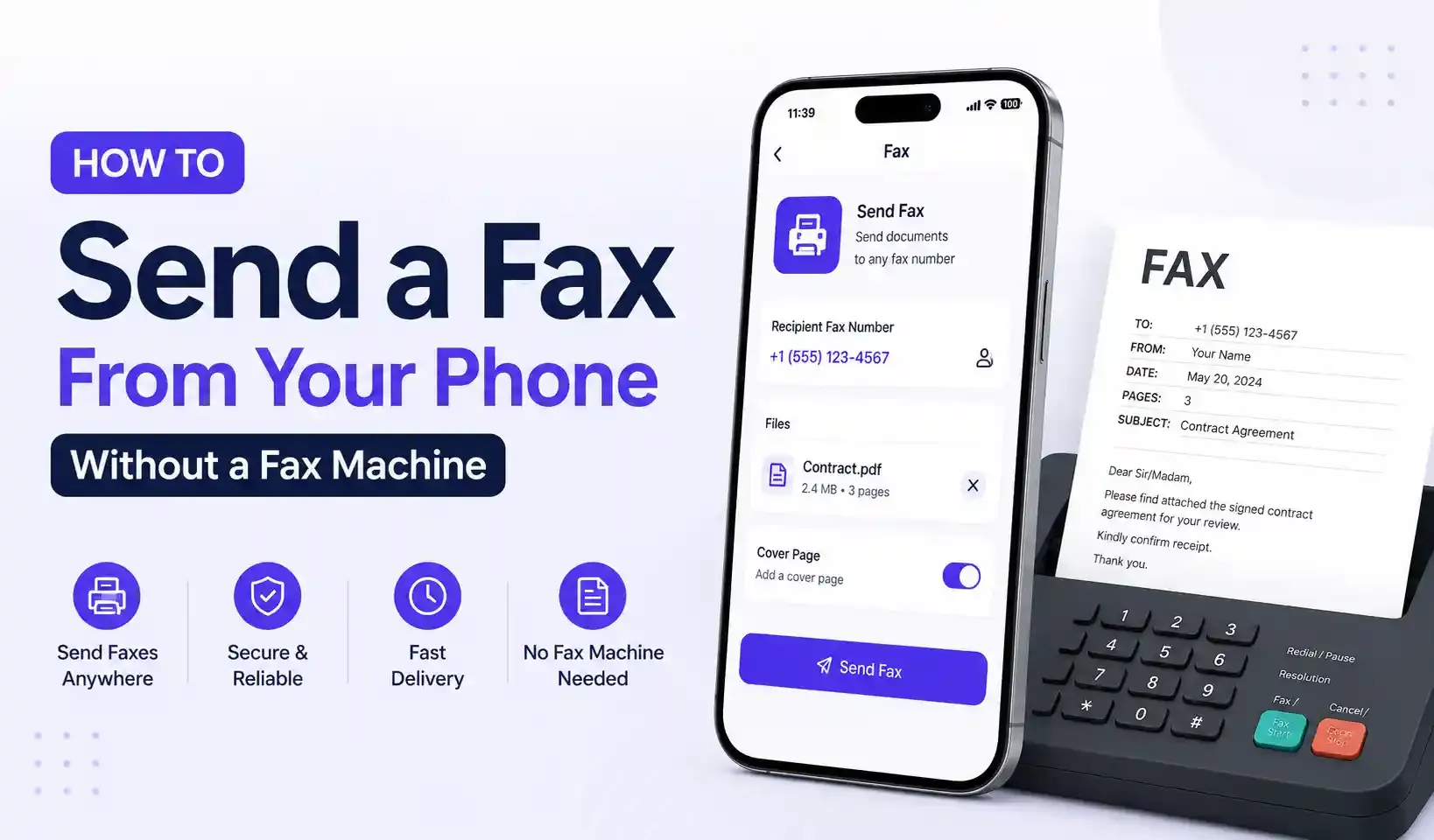 How to Send a Fax From Your Phone Without a Fax Machine