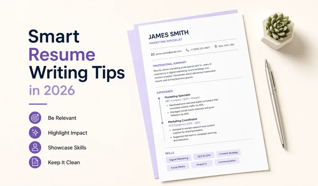 smart resume writing tips