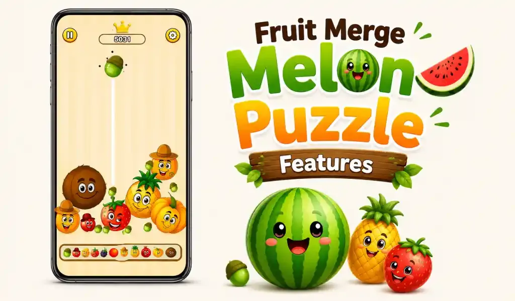 watermelon merge puzzle game